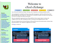 Tablet Screenshot of excelexchange.com